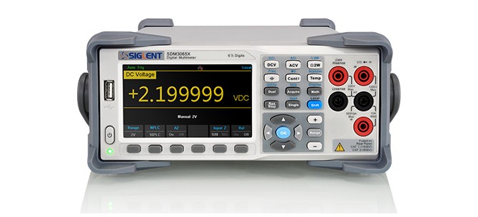 【SDM3065X-SC】桌上型數位電表(6½位讀取解析度：內建16通道掃描卡)